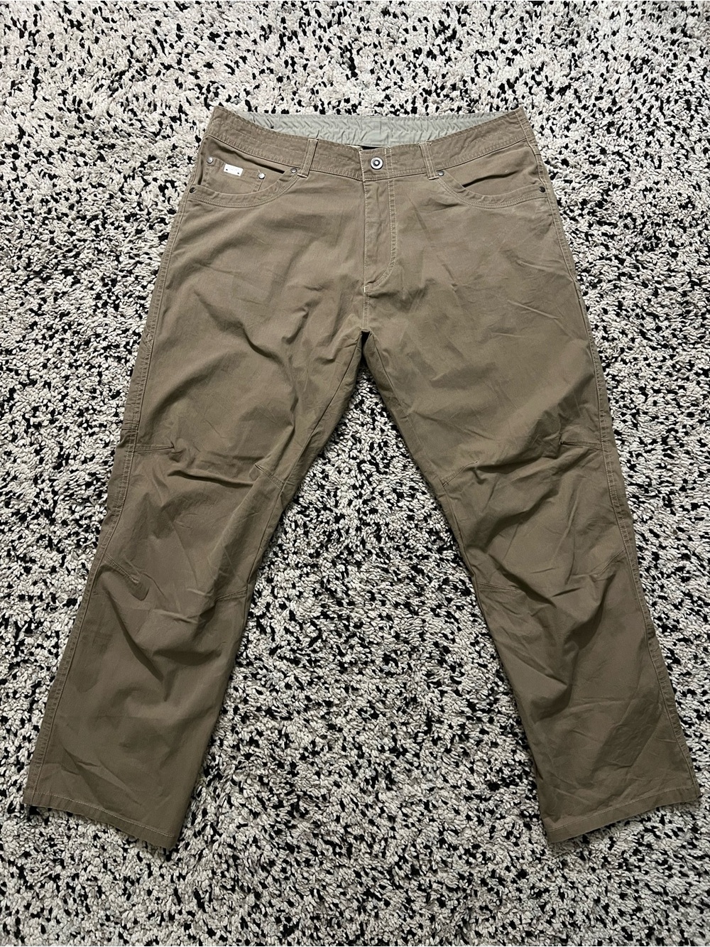 Kuhl Revovlr Pants Khaki Tan Stretch Outdoor Hiking Men’s Size 36x30